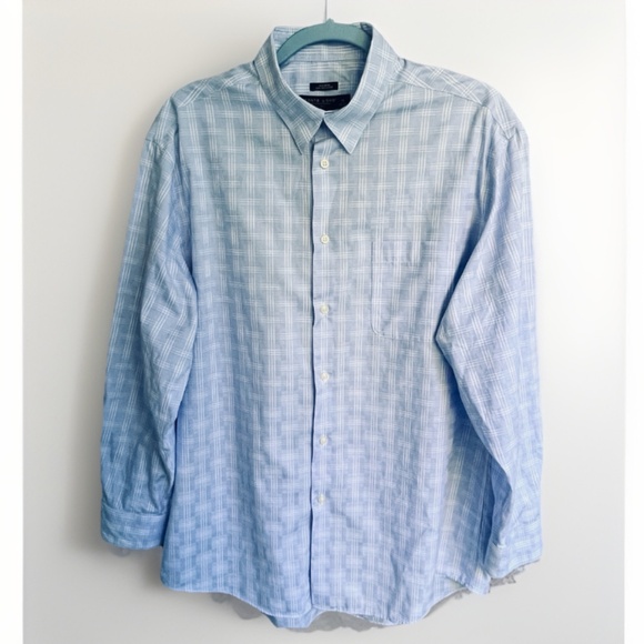 Roundtree & Yorke Gold Label 17 32/33, Pronto Uomo L NonIron Cotton Plaid Bundle - Picture 2 of 16